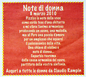 6 Marzo 2010: Corriere di Novara.