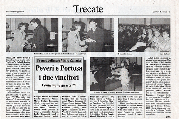 13 Maggio 1999: Corriere di Novara.