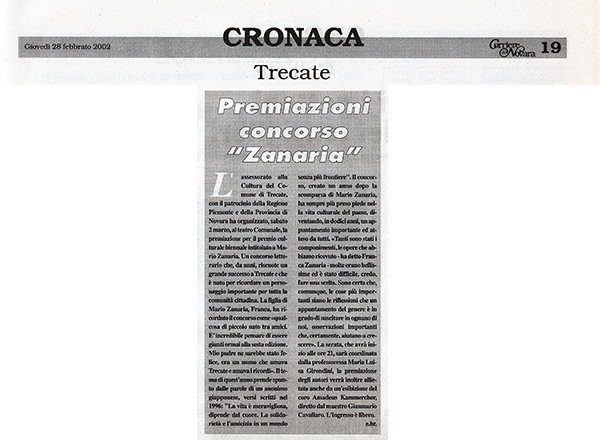 28 Febbraio 2002: Corriere di Novara.